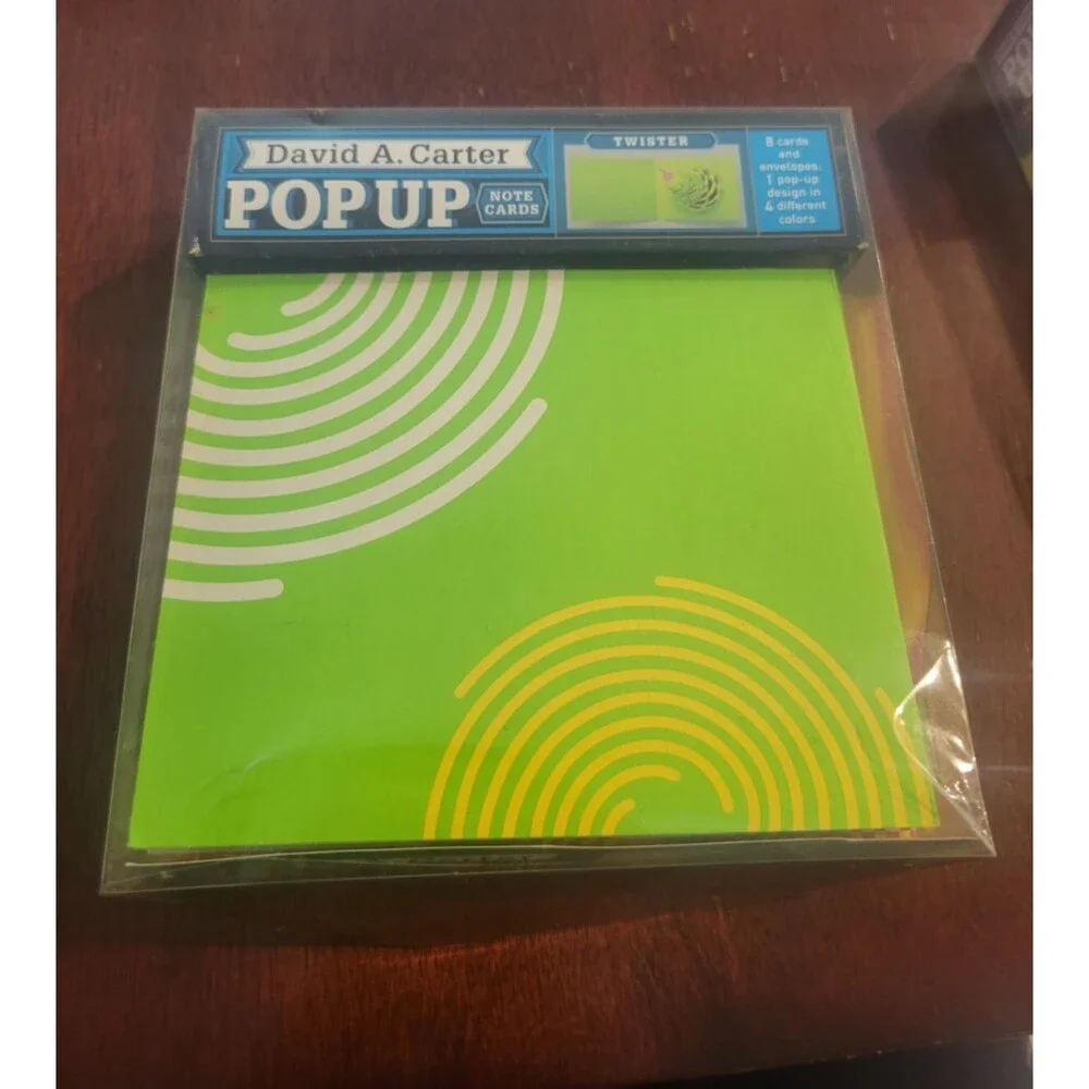 Pop-Up Note Cards Twister by David A. Carter - 2008 Open Box